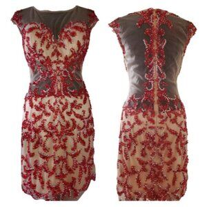 Luxury Designer Couture Prom Party Runway Wedding Evening Cocktail Glamour Dress